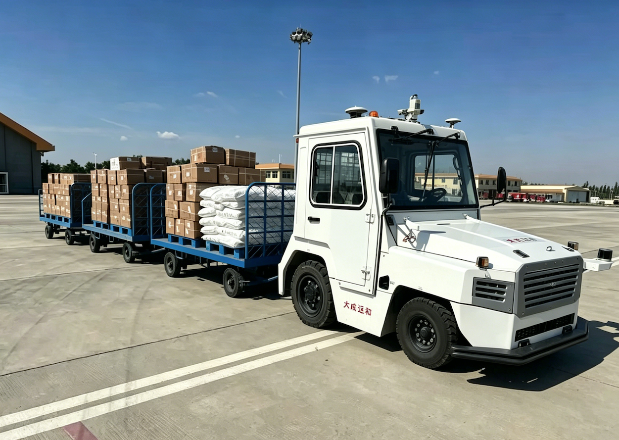机场无人牵引车